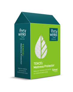 Forty Winks Tencel Single Mattress Protector 