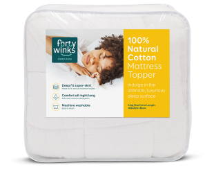Forty Winks Cotton King Mattress Topper Extra Length