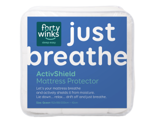 Forty Winks ActivShield Single Mattress Protector 