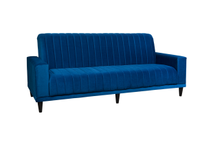 Retro Sleeper Couch - Royal Blue