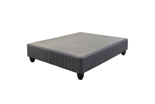 Sealy Grey Fluted Queen Base Standard Length