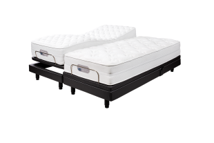 Simmons Watford Plush Smart Motion King Bed Set Extra Length