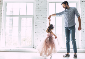 Dad and Daughter Dancing